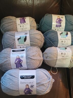 Loops & Threads Yarn - 13 Skeins